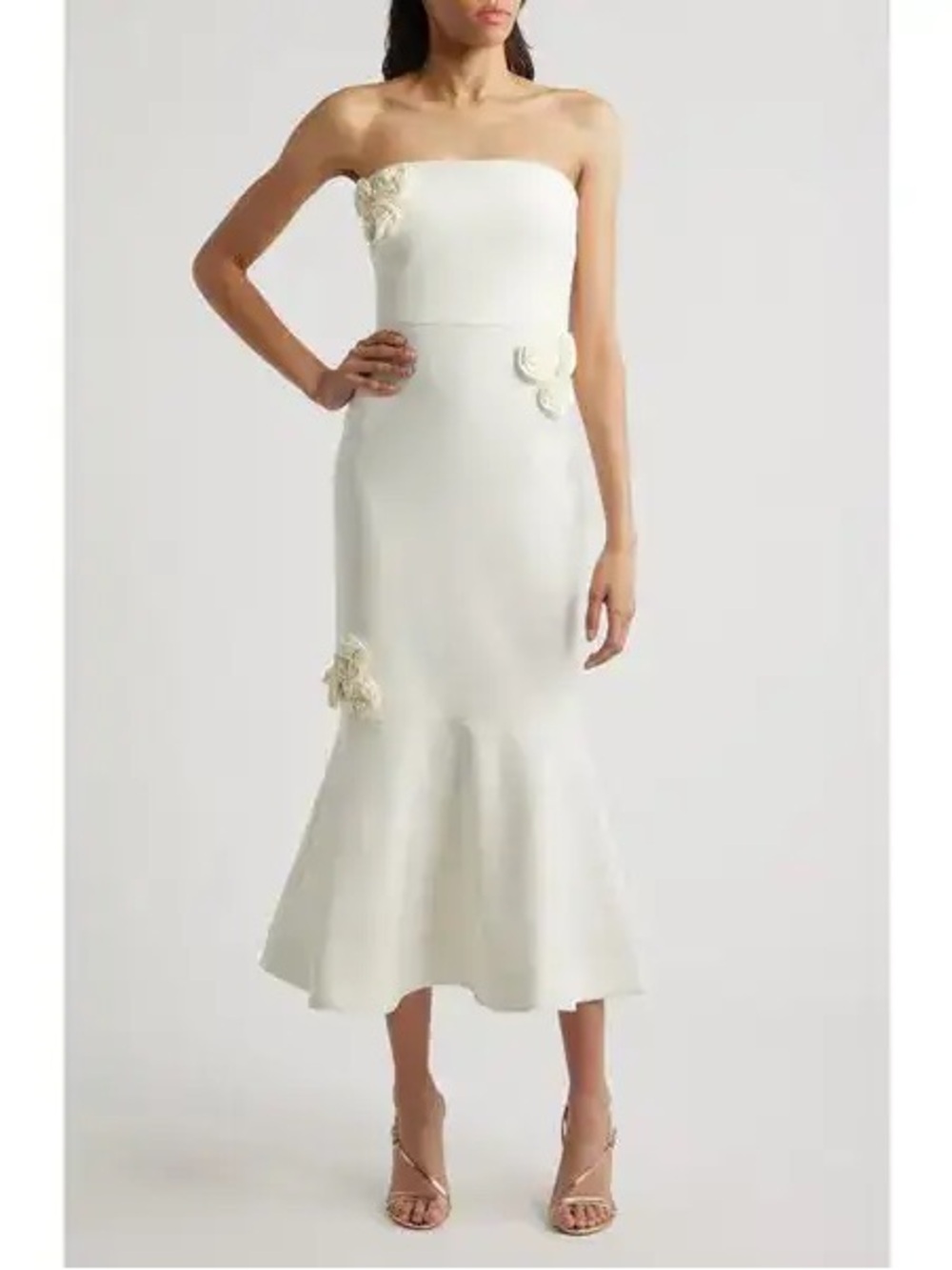 LIKELY Ilene Strapless Mermaid Cocktail Dress
